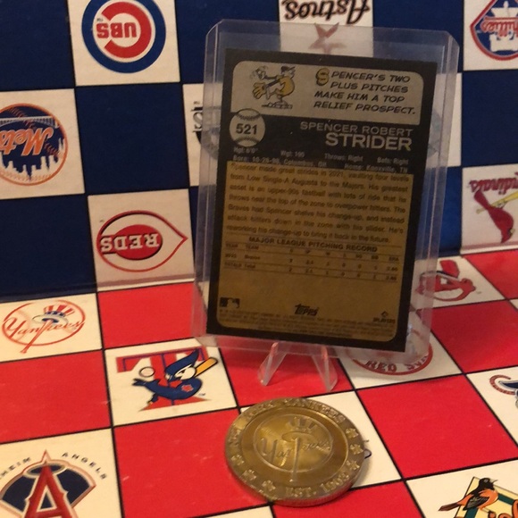 Spencer strider rookie card of the Atlanta braves - Picture 2 of 2